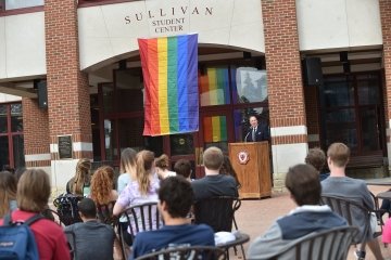 President Fox speaking